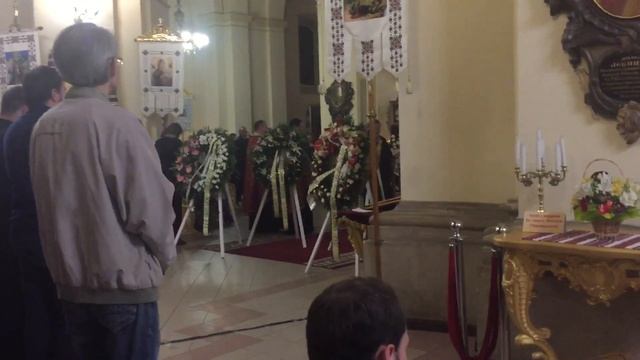 Прощання з Любомиром Гузаром у Львові смотреть онлайн