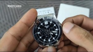 Casio MTP-VD300D-1EV Silver Chain & Black Multi-Hand Dial Men's Quartz Watch Review