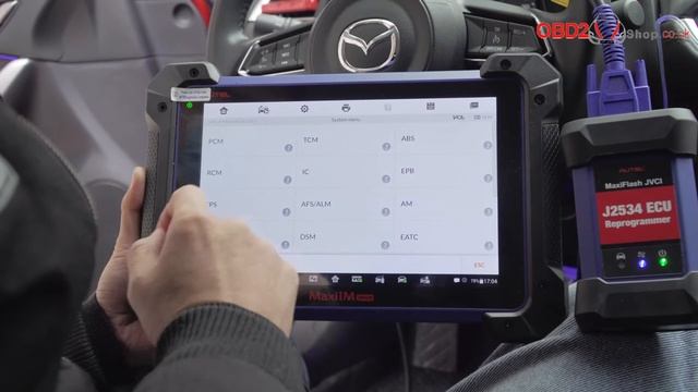 How to use Autel IM608 with J2534 ECU Programmer to read data stream - obd2shop.co.uk