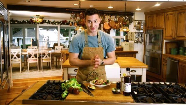 AVOCADO TUNA BELLY SALAD **DELICIOUS!**// Chef Andy смотреть онлайн