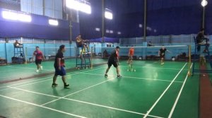 SET KE 2 SERU DAN PENUH DRAMA MAIN BADMINTON AMATIR