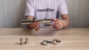 Смеситель для ванны Swedbe Hermes 9042 с термостатом