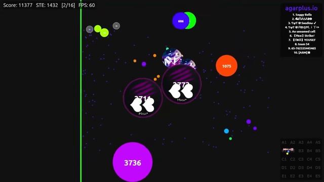 AGAR.IO // 68K Mass Server Takeover смотреть онлайн