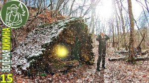 Одна живу в лесной хижине 🔥 Все строительство от начала и до конца
