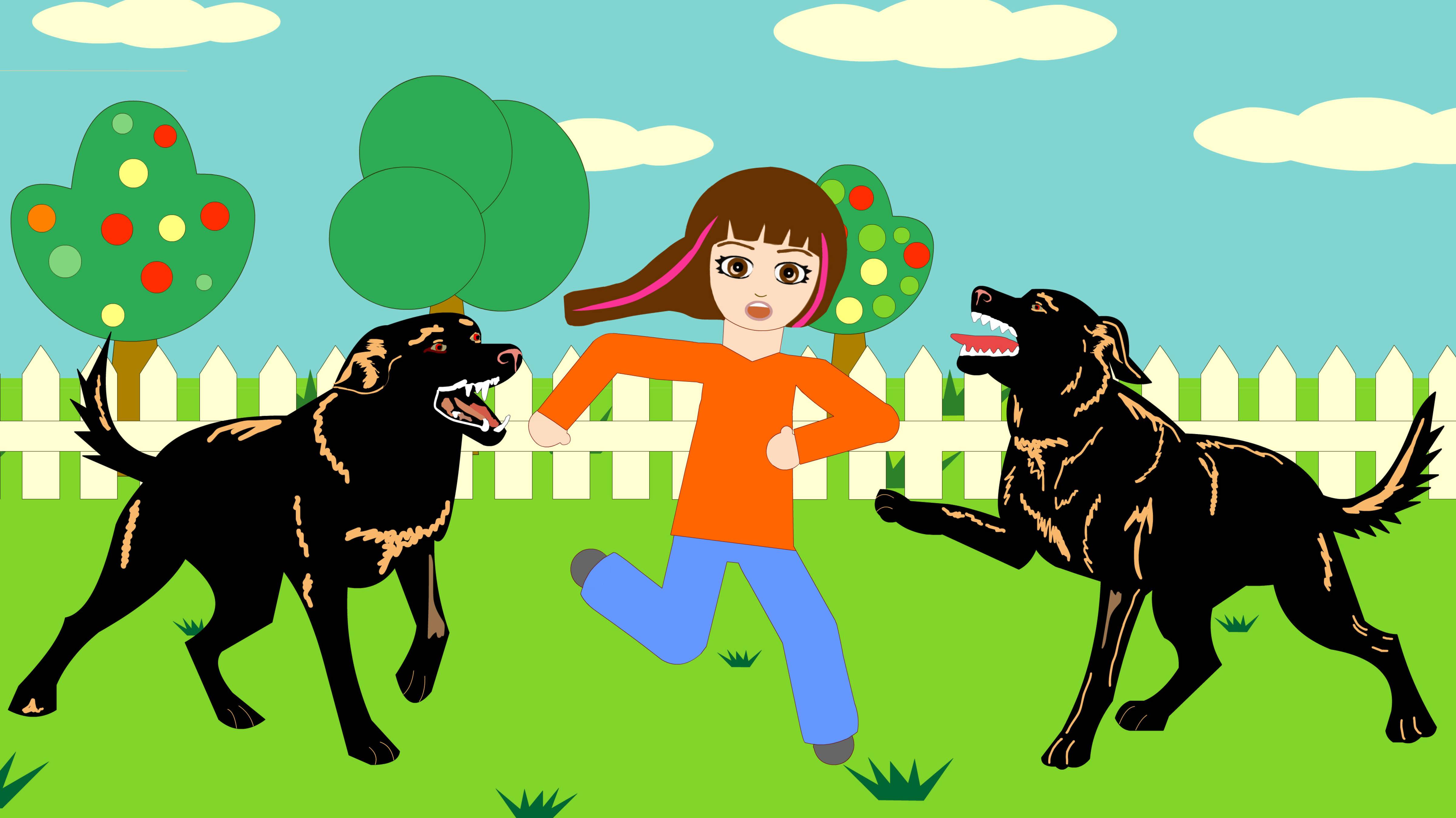 Я боюсь собак анимация