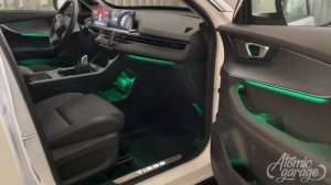 Светодиодная подсветка салона на Chery Tiggo 7 Pro Max