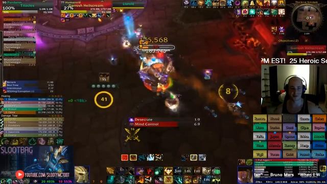 Garrosh 25H Brewmaster Monk Live Commentary (Solo Tank) смотреть онлайн