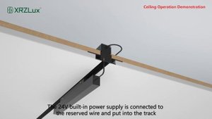 CQCX Series Magnetic Track Light installation manual