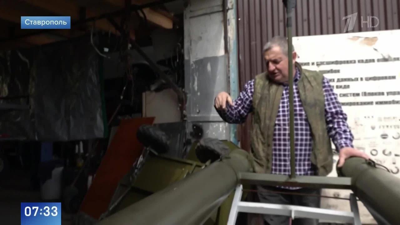 Житель Ставрополя показал, как занимается сборкой роботов для нужд СВО