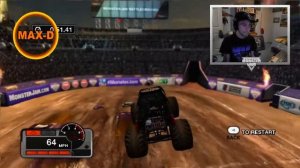 "ON FIRE!" ' Monster Jam: Battlegrounds - LIVE w/ Max-D #2
