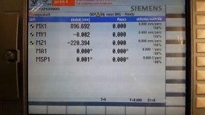 Quaser MV184 negyedik tengely be és kikapcsolása