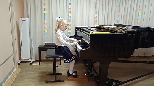 В. Волков "По заячьим следам", исп. Шаньшина Валерия, 1 класс, 7 лет, 05.2024