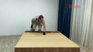 Шкаф Вегас 1600, сборка ШкафШоп