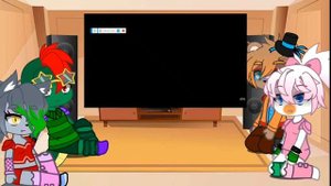Реакция Фнаф 9 на Afton family story.