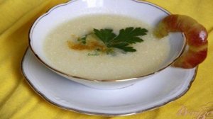 Куриный суп с яблоками и карри