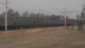 Электровоз ВЛ 80р 1623 С грузовым поездом и тифон Т 9 Классный звук