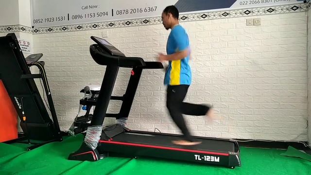 olah raga lari dirumah dengan treadmill TL 123 M