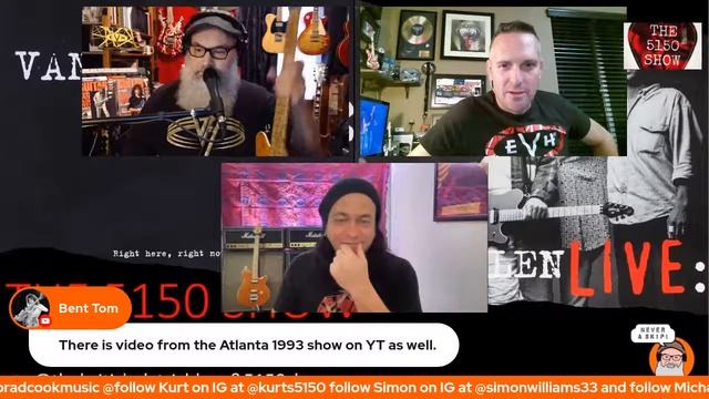 @5150show All about Van Halen Live - Right Here Right Now смотреть онлайн