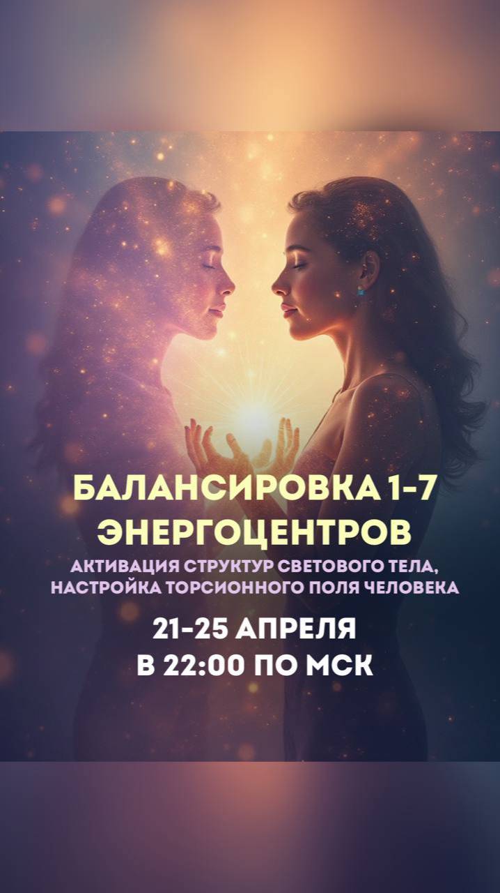 21-25 апреля приглашаю вас на 5 мощных практик🌀 #пробуждение #новыеэнергии чакры