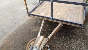 Краткий обзор изготовления каркаса борта для легкового прицепа