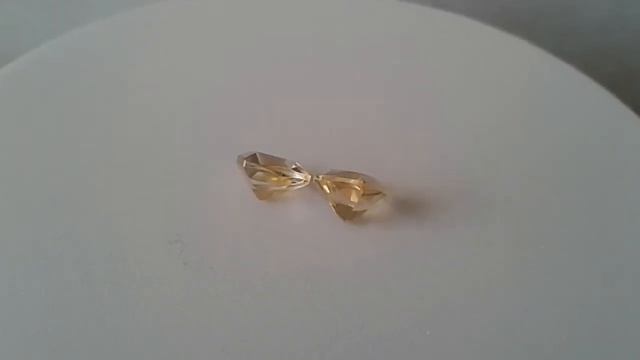 Natural Citrine, Lot of 2 pcs Set Yellow Gemstone, Weight 3.1 Carat, Clarity VVS смотреть онлайн