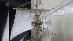 Model ship build "Royal Caroline"