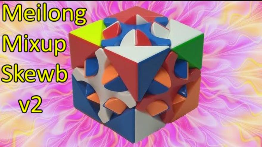 Как собрать Куб Meilong Mixup Skewb v2 How to solve cube скьюб смотреть онлайн