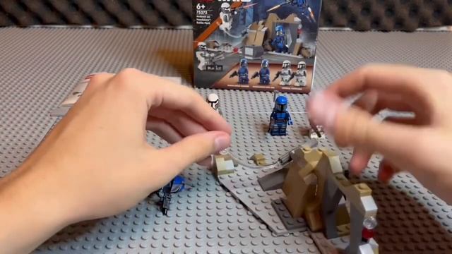 Обзор на набор LEGO STAR WARS 75373 Боевой набор: Засада на Мандалоре