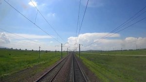 Railway Cab Rides in Khakassia. Abakan - Khonykh
