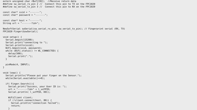 Arduino: FPC1020 + WeMos D1 Mini смотреть онлайн