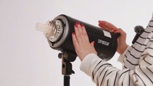 Пилотный постоянный свет на импульсных моноблоках Godox dp800III