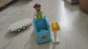играем в лего дупло ддя малышей, машинки из лего