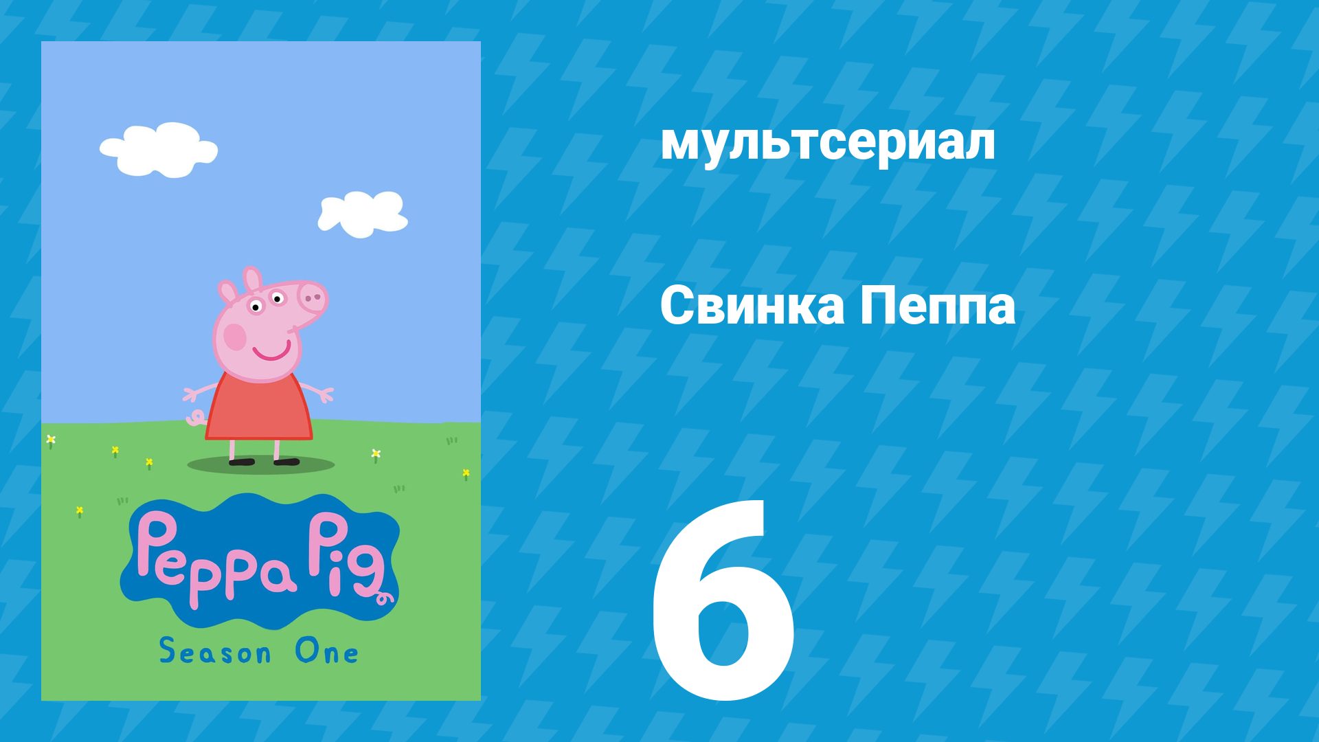 Свинка Пеппа 1 сезон 6 серия (мультсериал, 2004)