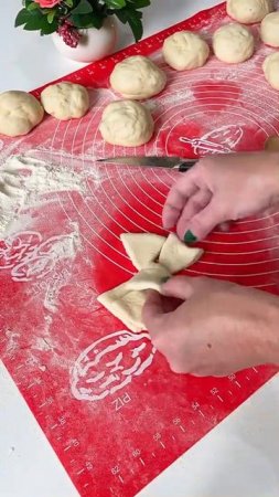 Булочки-бантики! #булочки
