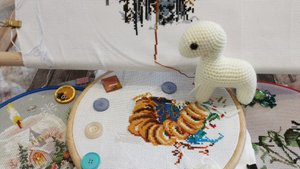 Рукодельные будни апреля. Болею. Влог.