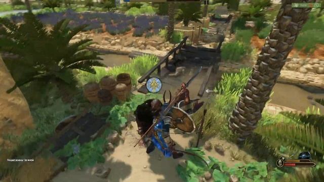 Прохождение задания у спутника на зачистку логова бандитов в Bannerlord Online смотреть онлайн