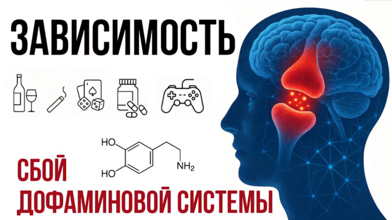 ЗАВИСИМОСТИ: сбой дофаминовой системы
