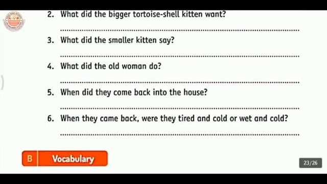 Class 2 || Real English || Chapter 10 || Two Little Kittens смотреть онлайн