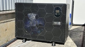 Работает тепловой насос для бассейна - Нагревает воду в каркасном бассейне