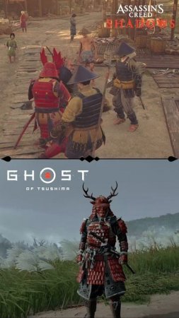 Jin Sakai из Ghost of Tsushima и Yasuke из Assassin’s Creed Shadows