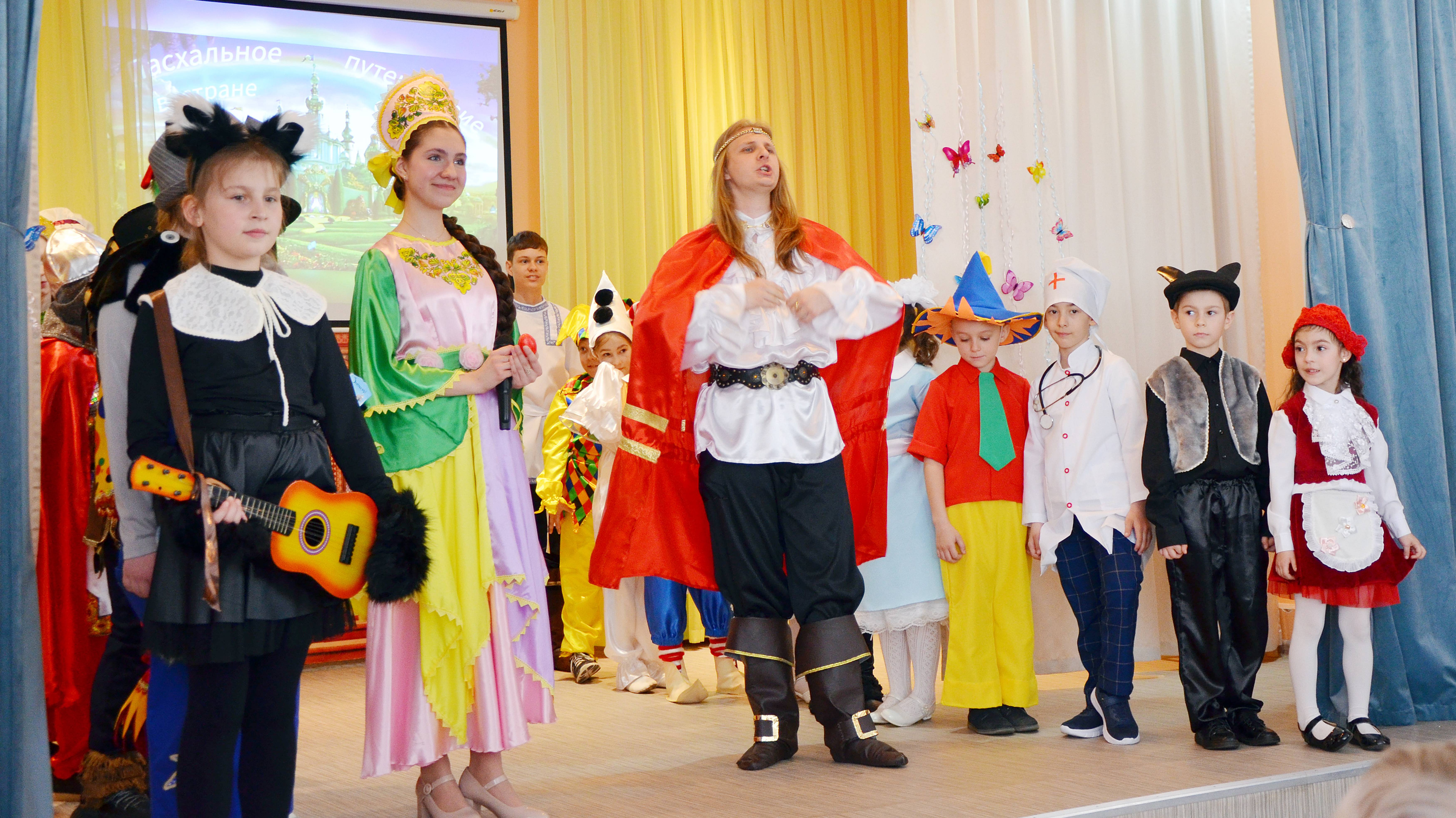 "Пасхальное путешествие в стране сказок", воскресная школа Спасо-Влахернского женского монастыря смотреть онлайн