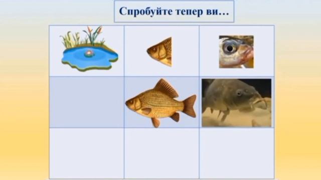 "Мешканці водойм " Комунікативний розвиток особистості.  (молодший вік)