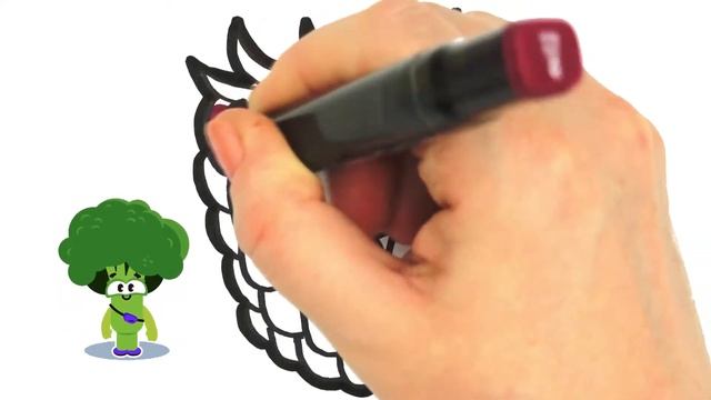 Bolalar uchun malina chizish/Drawing raspberries for children/Рисование малина для детей смотреть онлайн