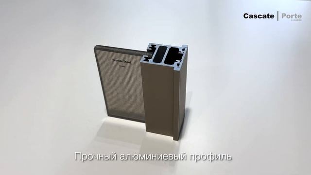 Стеклянная дверь Cristal с фрамугами