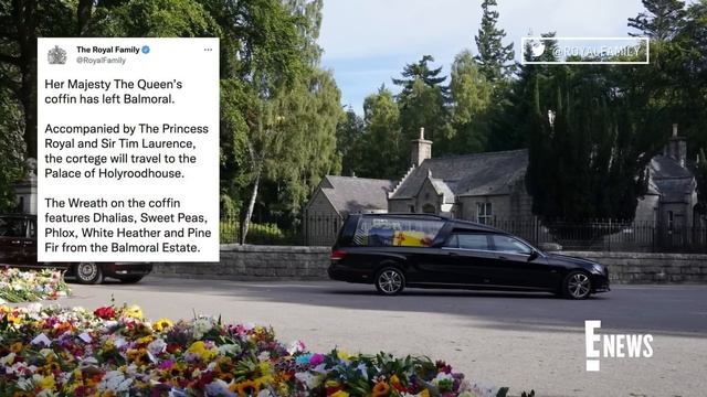 Queen Elizabeth II's Coffin Makes Final Journey Through Scotland | E! News смотреть онлайн