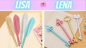 LISA OR LENA#8🛍 school supplies 📚Back to school🖌