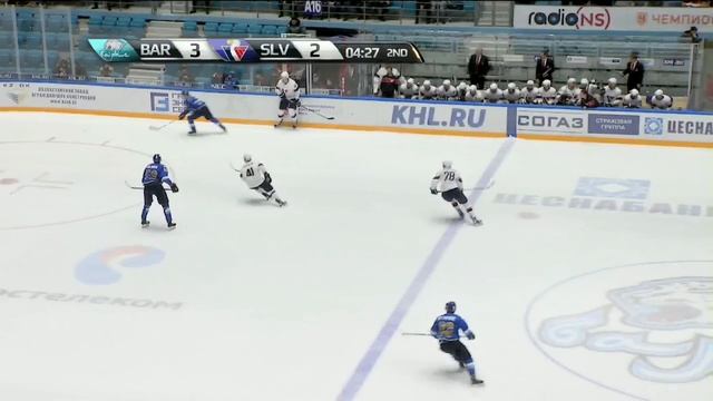 Slovan @ Barys 4:5 OT / Барыс - Слован 5:4 ОТ