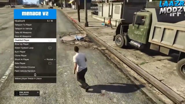 [PS3/1.25/1.26/1.28] GTA 5 Mod Menu - MENACE V2 (GTA 5 MODS)