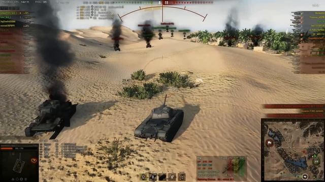 WoT World of Tanks Gameplay Gast Replay T54E1 Runde 388 смотреть онлайн