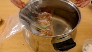 Сало варёное в пакете. Отличный рецепт.